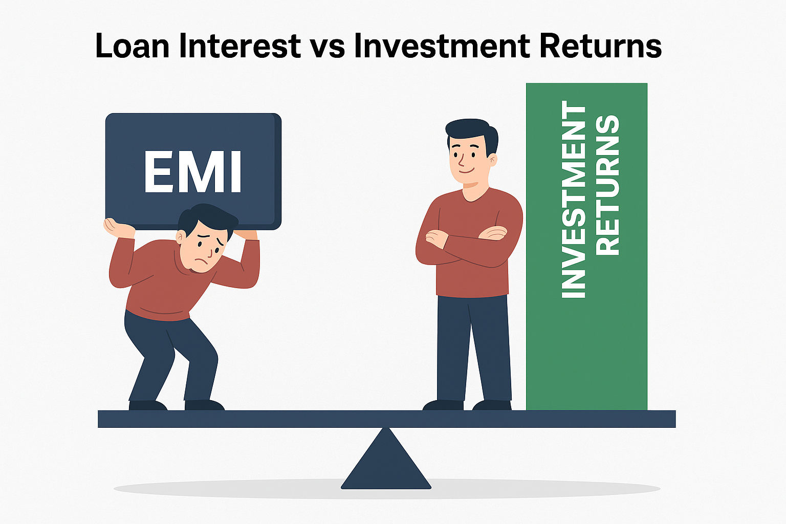 Offset loan interest using smart investment strategy